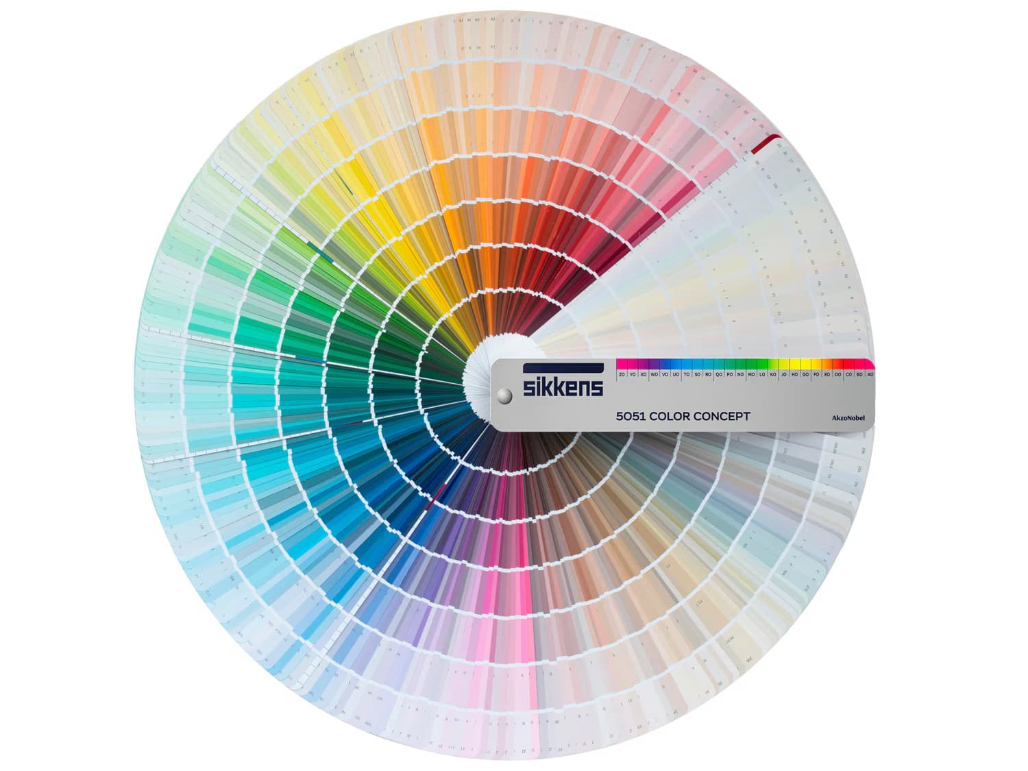 Nuancier de couleurs Sikkens 5051 Color Concept, éventail complet des teintes disponibles